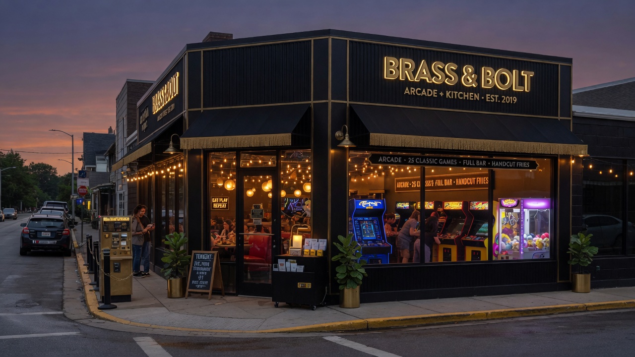 Eatertainment hub concept