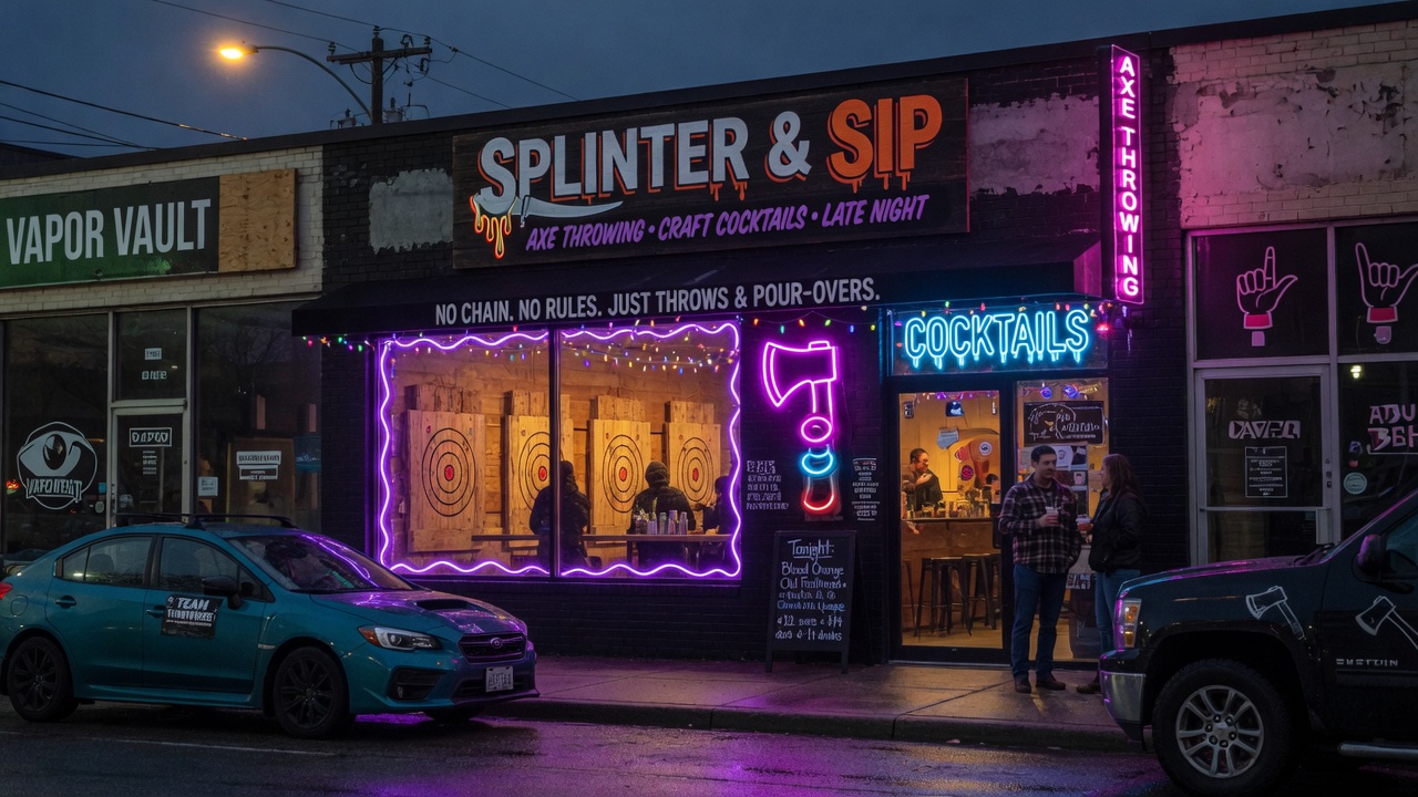 Social gaming bar concept